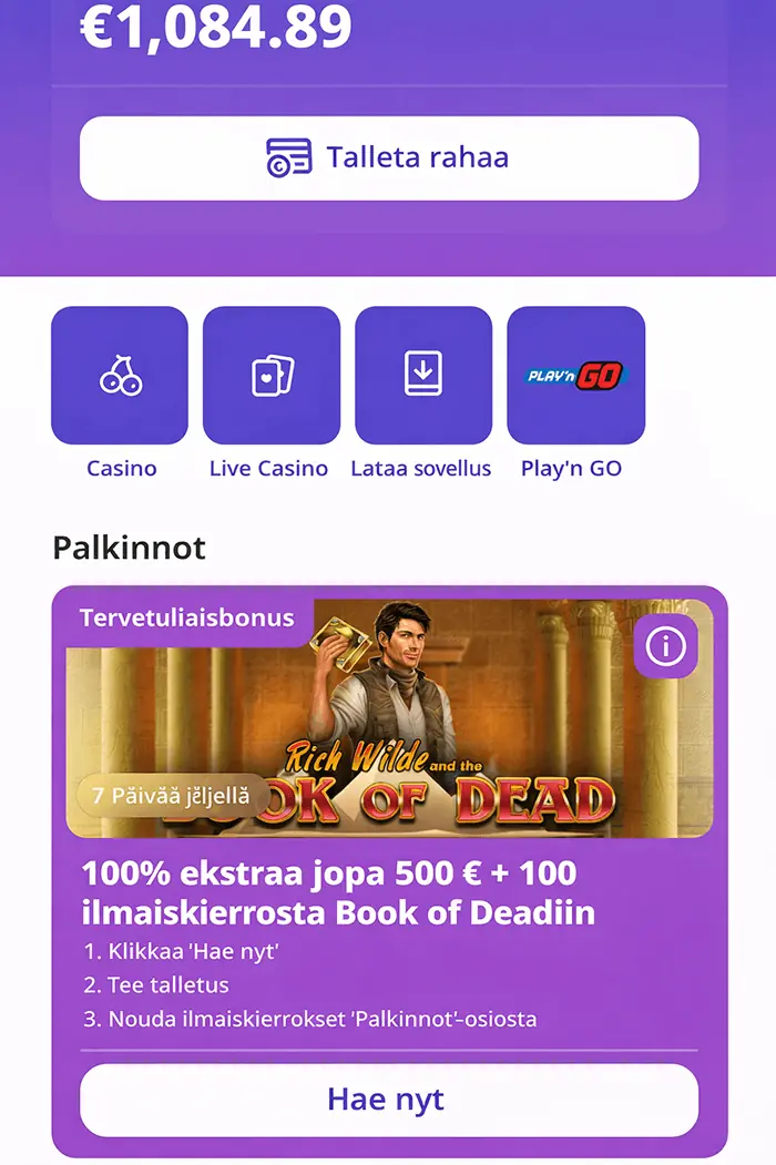 MoiCasino — Eksklusiiviset bonukset ja kampanjat