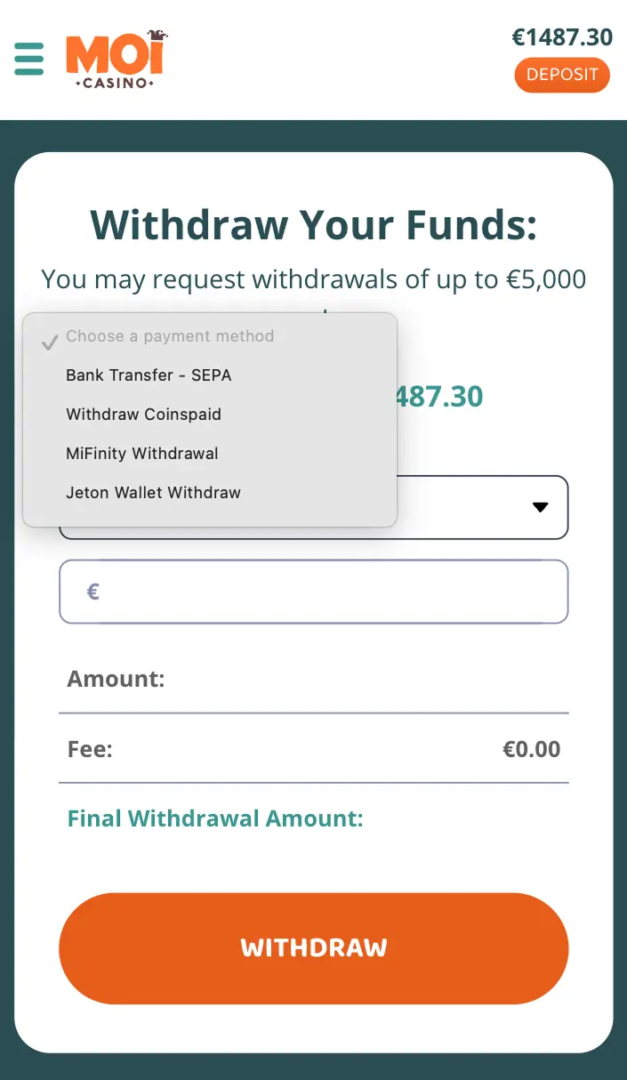 MoiCasino — Nostotavat